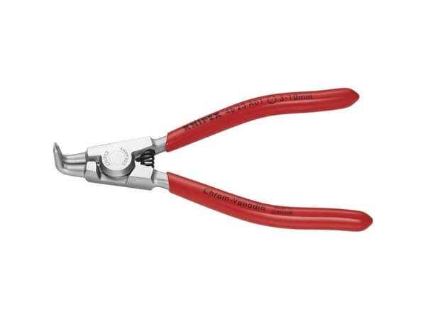 Knipex 46 23 A01, Låseringtang, Kromvanadiumstål, Plast, Rød, 125 mm, 84 g