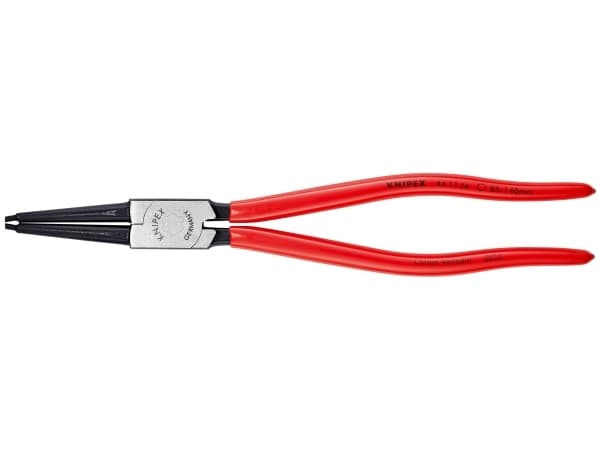 Knipex 44 11 J4 SB, Låsringstång, Stötsäker, Dielektrisk, Kromvanadinstål, Plast, Röd, 84 mm