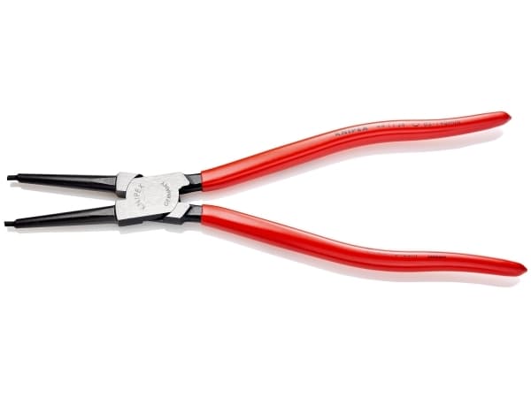 Knipex 44 11 J4 SB, Låsringstång, Stötsäker, Dielektrisk, Kromvanadinstål, Plast, Röd, 84 mm