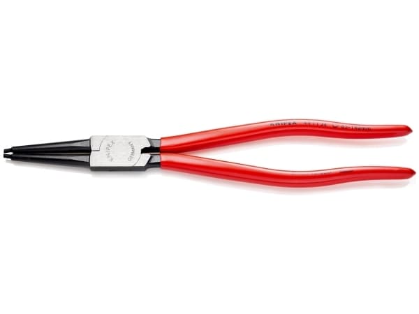 Knipex 44 11 J4 SB, Låsringstång, Stötsäker, Dielektrisk, Kromvanadinstål, Plast, Röd, 84 mm