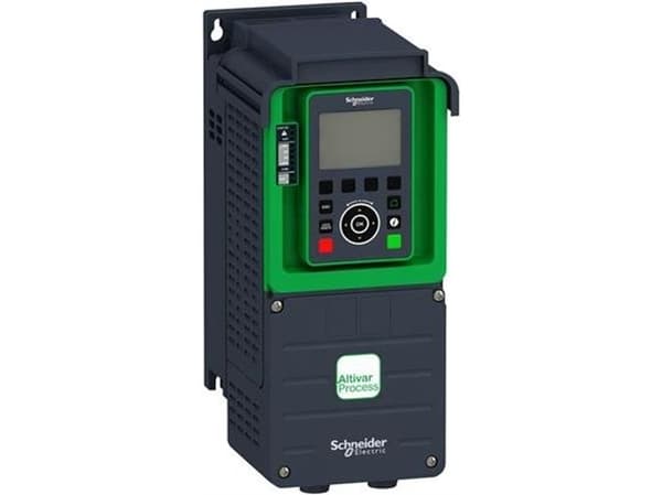 SCHNEIDER ELECTRIC Proces frekvensomformer 5,5kW 3x380 til 480V IP21 THDi på 44% indbygget 2 portti Ethernet TCP &amp; IP &amp; Modbus