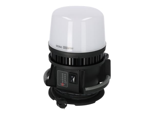 Brennenstuhl 1173700003, Käsikokoinen taskulamppu, Musta, Metalli, Muovi, IP54, II, SMD LED musta