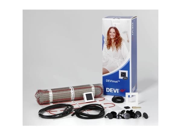 DEVI tynnsengsett 1-900W 140F0824 prof.l DTIF 6.0sqm med DEVIreg Touch 140F0824 (140F0824)