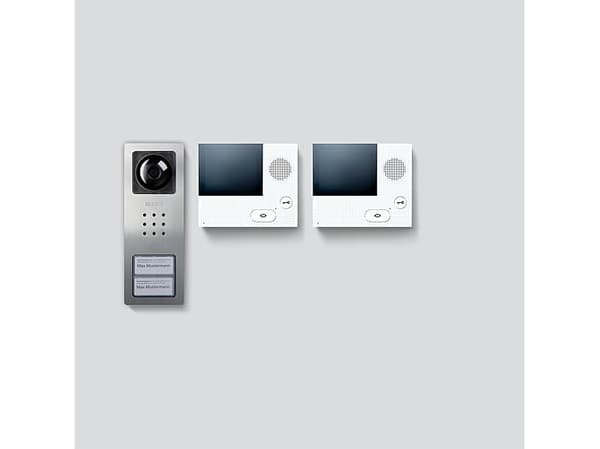 Siedle SET CVB 850-2 E/W, 8,89 cm (3,5"), TFT, rustfritt stål, hvit, innendørs og utendørs, 756 x 504 piksler, CMOS Rustfritt stål, Hvit