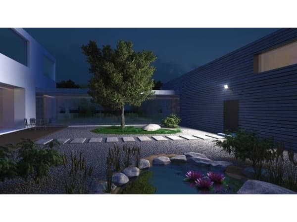 Steinel flomlys LED flomlys 43,5W Steinel XLED One XL med sensor antrasitt