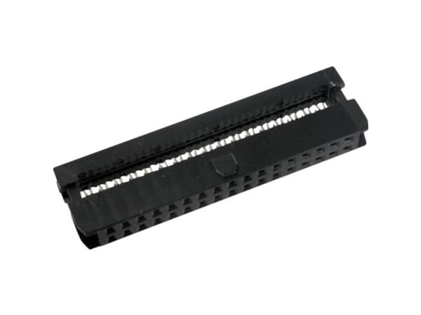 Tru Components Post Connector With Strain Relief 2mm Pitch