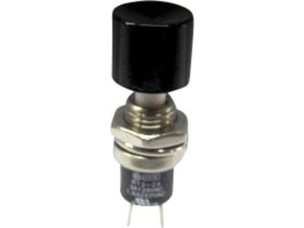 TRU COMPONENTS TC-R13-24A2-05 BK Trykknap 250 V/AC 1,5 A 1 x Off/(On) Tastende 1 stk