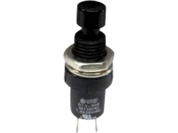 TRU COMPONENTS TC-R13-509B-05BK Trykknap 250 V/AC 1,5 A 1 x On/(Off) Tastende 1 stk