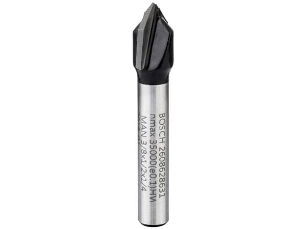 Bosch Accessories 2608628631 Notfræser Arbejdslængde 12.40 mm Skaftdiameter 6.35 mm 1 stk.