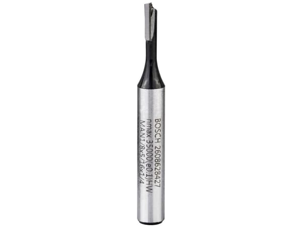 Bosch Accessories 2608628427 Notfræser Arbejdslængde 7.70 mm Skaftdiameter 6.35 mm 1 stk.