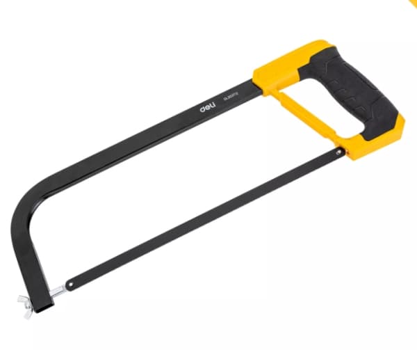 Deli Tools Hacksaw with Coated Handle, Baufil, Plast, Tre, Stål, Stål, Sort, Gult, Sort, Gult