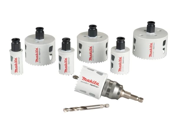 Makita EZYCHANGE - Hullsagsett - for tre, plast, aluminium, rustfritt stål, stål - 9 deler