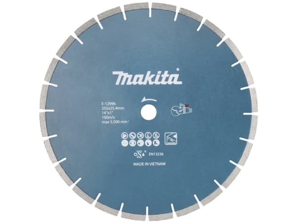 Makita E-12996 Timanttileikkuukiekko Halkaisija 355 mm 1 kpl