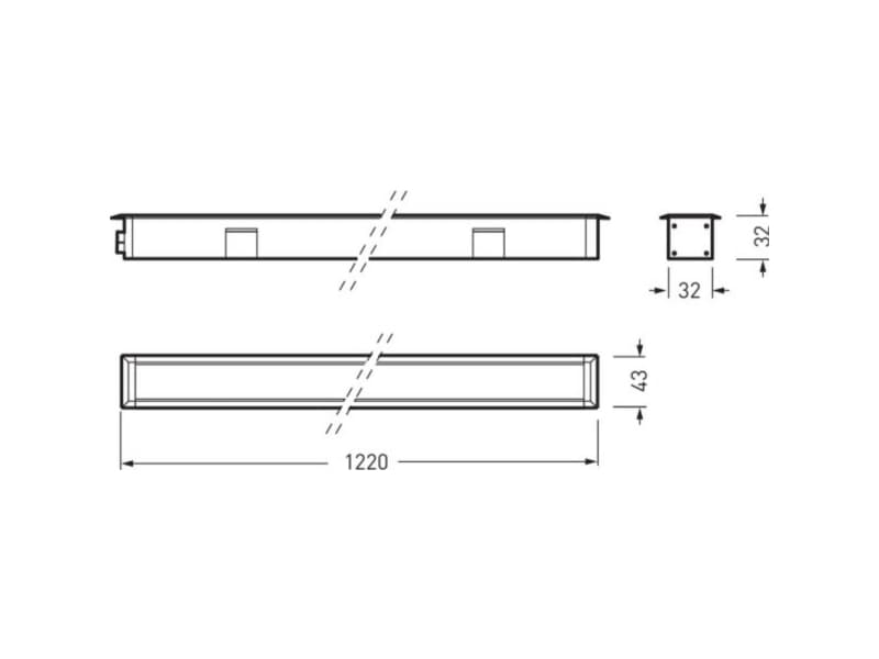 Trilux AltigoG212 #6972850 6972850 LED-Boden-Einbauleuchte uden LED (RGB) 36 W Antracit