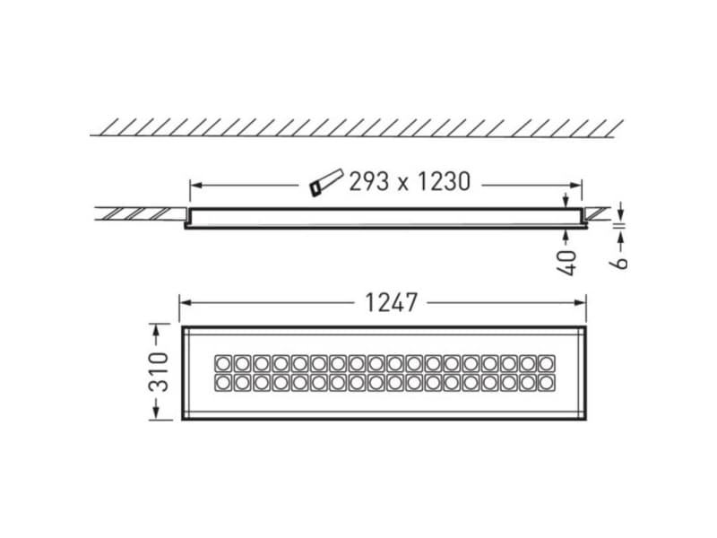 Trilux 7620751 Creavo M57 #7620751 LED taklampa LED (RGB) 25 W Vit