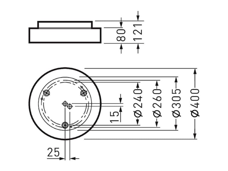 Trilux 7133251 SolegraAct #7133251 LED taklampa LED (RGB) 19 W Vit