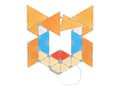 Miniatyrbild 3 av 5: Nanoleaf Shapes Starter Kit (Sonic Limited Edition) - Trådlös belysningsuppsättning - LED x 32 - klass G - RGBW-lampa - 1200-6500 K - triangel