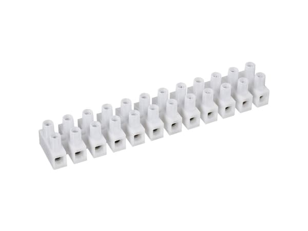 TRU COMPONENTS 600318 Kronhylsa flexibel: 0,5-1,5 mm² stift: 0,5-1,5 mm² Antal poler: 12 1 st Vit