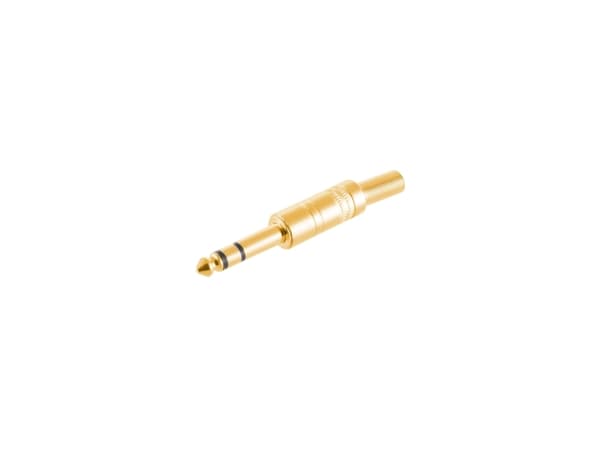 shiverpeaks BS50200-G, 6.3 mm, Guld, Hankoppling, Rak, Metall, Guld