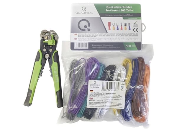 Quadrios 22T012 22T012 Kuorintatyökalusarja 0,25 - 6 mm² 10 - 24