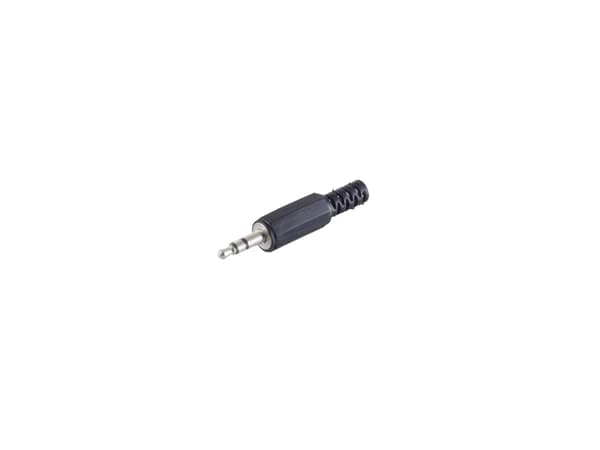 shiverpeaks BASIC-S 3,5 mm Klinkenstecker, stereo 3-polig, Kunststoffgehäuse, im Polybeutel mit Eurolochung (BS51200)