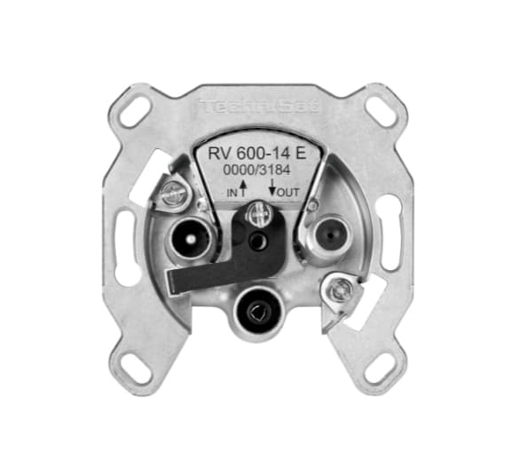 TechniSat 0000/3184, SAT + TV + radio, Silver, 70 mm, 25 mm, 70 mm, 100 g Silver