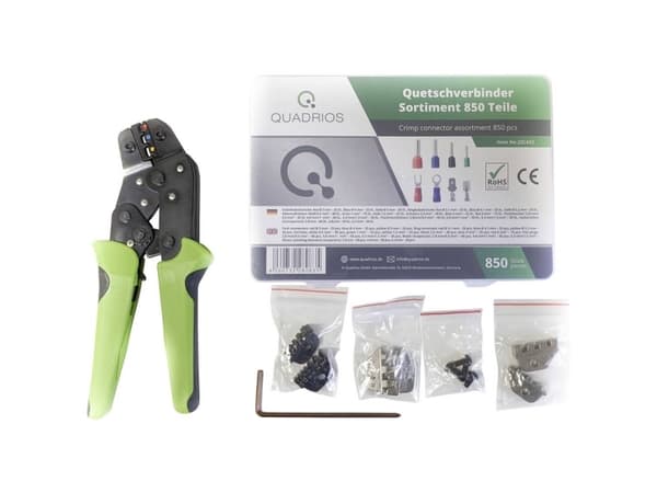 Quadrios 22T014 22T014 Verktygssats för krympning Kabelskor 0,25 till 6 mm²