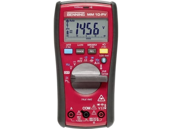 Benning MM 10-PV Hand-Multimeter digital Datenlogger CAT IV 600 V Anzeige (Counts): 6000 (044089)