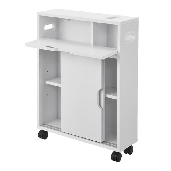 Badrumsskåp Kempele 67x52x17 cm vit [en.casa]