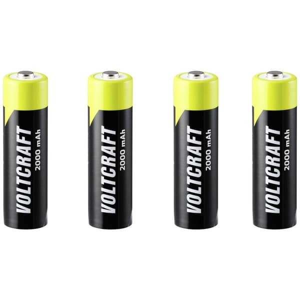 VOLTCRAFT Endurance Laddbart batteri AA (R6) NiMH 2000 mAh 1.2 V 4 st