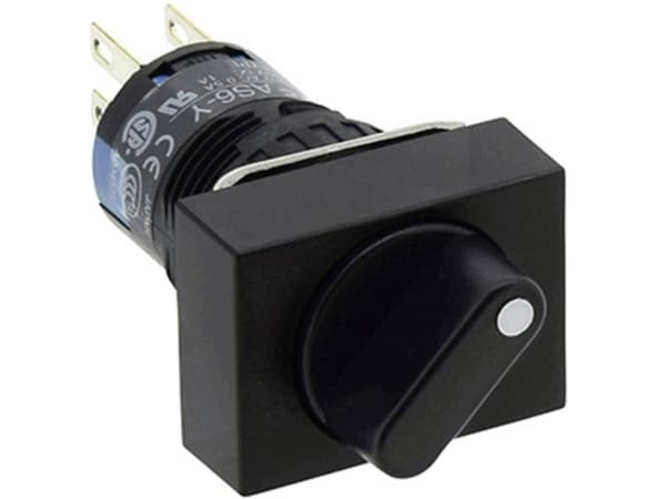 Idec AS6H-2Y2P AS6H-2Y2P Drejekontakt 220 V 1 A Afbryderpositioner 2 2 x 90 ° IP65 1 stk