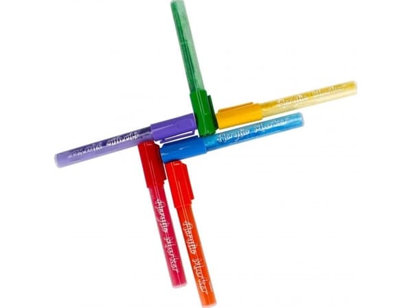 AKRYLMARKERARE 6 RUNDA STK WB 12/72