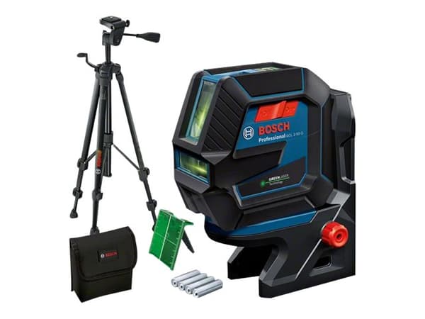 Bosch Professional GCL 2-50 G - Tverrlinje-lasernivå Sort, Blå, Rød