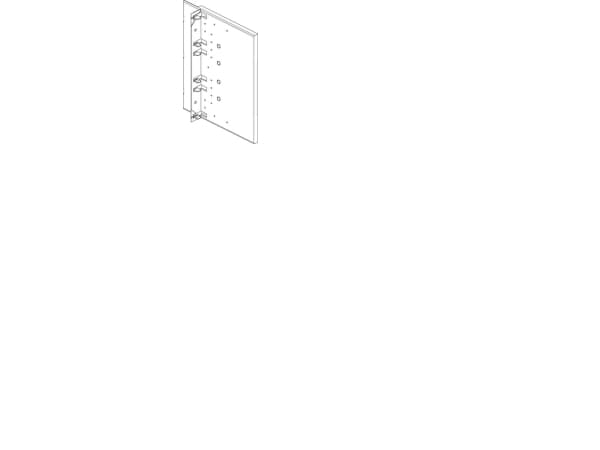 CUBIC Klasse II materiel: Sideplade, høj