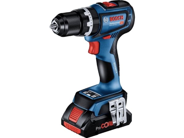 Bosch GSB 18V-90 C, Slagtrekker, Pistolhåndtak, 1/2", Sort, Blå, 2100 RPM, 630 RPM