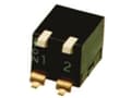 Miniatyrbild 3 av 3: Omron DIP-switch Poltal 2 SMD 1 st väska