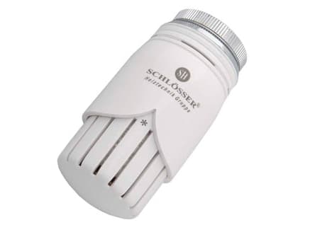 Schlosser termostathuvud SH Diamant vit (600100001)