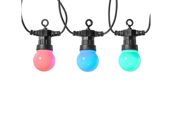 Nedis SmartLife - Stringlys - LED - 2 LEDs/m - 5.62 W - klasse G - RGB-lys - svart