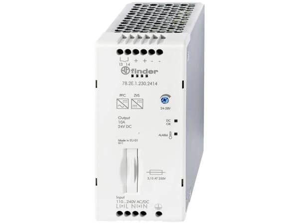 Finder Kytkentätoiminen virtalähde 240W 24V DC 110-240V AC/DC 78.2E.1.230.2414