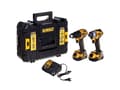 Miniatyrbild 1 av 5: DEWALT COMBO 18V borrmaskin DCD708 + DCD809 2x5.0Ah TSTAK DCK2061P2T