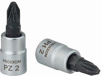 Proxxon-sokkel med skrutrekkerspiss 1/4" PH 1 (PR23730)