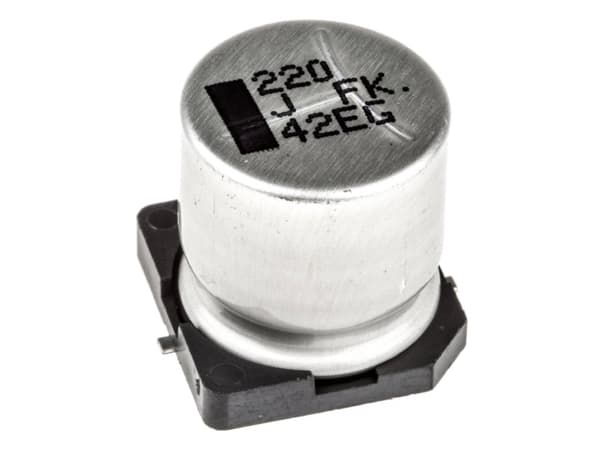 Panasonic EEEFK1J221AQ Elektrolytkondensator SMD 220 µF 63 V 20 % (Ø) 13,5 mm 1 stk