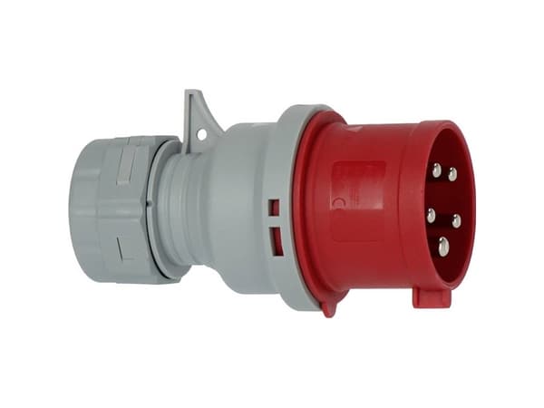 Brennenstuhl 1081050020, Harmaa, Punainen, 5P, Muovi, IP44, 400 V, 32 A