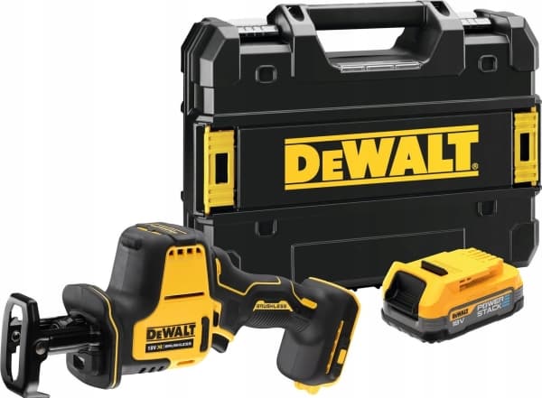 DEWALT 18V 1x1.7Ah POWERSTACK sapelisaha DCS369E1T DCS369E1T