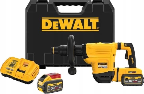 54v xr flexvolt sds-max rivningshammare 6kg 2 x 9ah