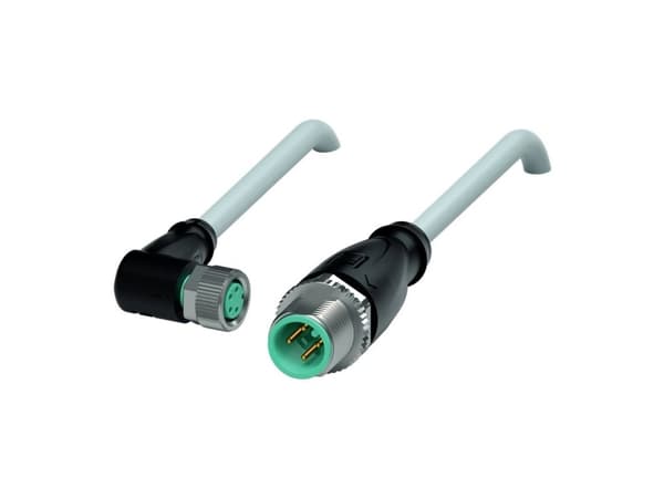 Pepperl+Fuchs 240798-0005 Sensor-, ställdon-stik, 3 m Pol-tal (RJ): 4, 4 1 st