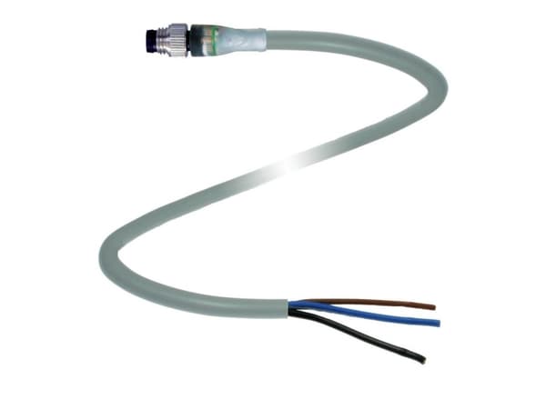 Pepperl+Fuchs 241647 Sensor-, manöverdon-stik, 2 m Pol-tal (RJ): 3 1 st