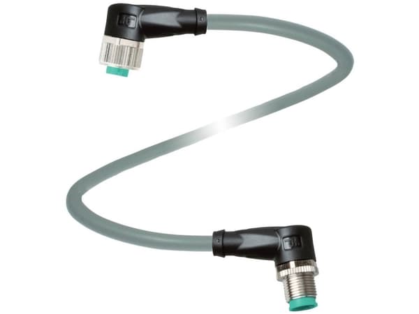 Pepperl+Fuchs 240777-100001 Sensor-, manöverdon-stik, 2 m Pol-tal (RJ): 4, 4 1 st