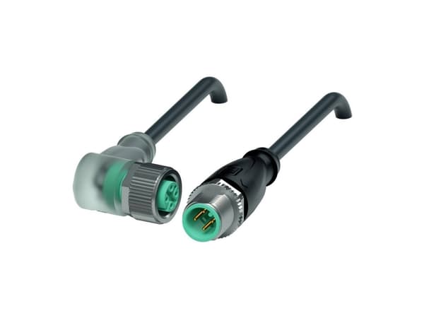 Pepperl+Fuchs 240784-0009 Sensor-, actuator-stik, 2 m Pol-tal (RJ): 4, 4 1 kpl