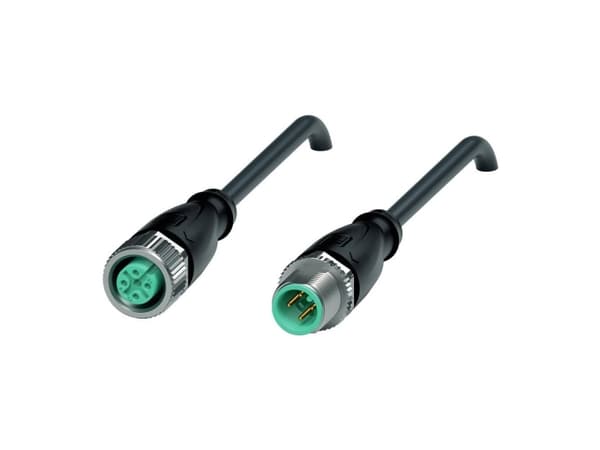 Pepperl+Fuchs 247265 Sensor-, ställdon-stik, 5 m Pol-tal (RJ): 4, 4 1 st